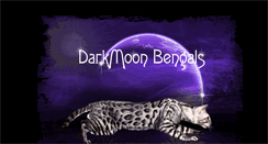 Desktop Screenshot of darkmoonbengals.com