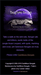 Mobile Screenshot of darkmoonbengals.com