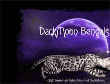 Tablet Screenshot of darkmoonbengals.com